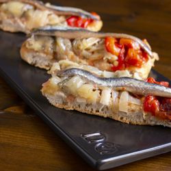 Restaurant D.O. - Escalivada with Anchovies