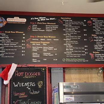 The Hotdogger - Menu 1/2025 - Hot Dogs Near Me - Davis, California The Hotdogger - Menu 1/2025 - Hot Dogs Near Me - Davis, California