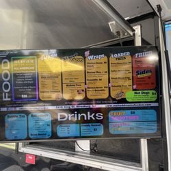 Melted Dreams Food - Cool digital menu board