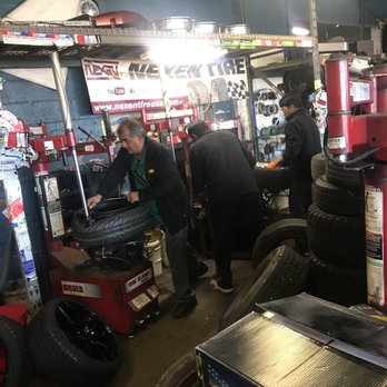 Nor Cal Tire - The whole crew including Boss man Sam out here blowing out tires to get it done as fast as possible. Great people - Tires Near Me - Redding, California