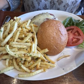 Wood Tavern - Wood Tavern Burger with Fries - New American Near Me - Oakland, California