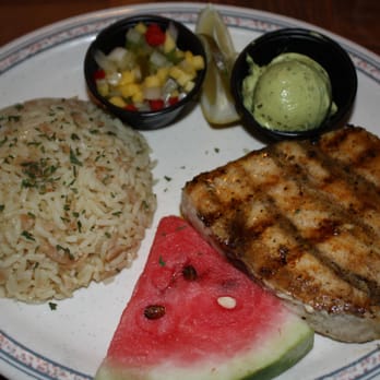 Shiloh Steakhouse - Grilled Swordfish with Rice Pilaf - Steakhouses Near Me - Cortez, Colorado