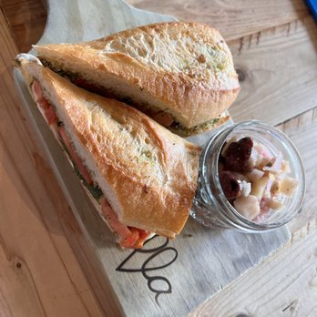Ella Cafe - Pesto Sandwich - Coffee & Tea Near Me - Plantation, Florida Ella Cafe - Pesto Sandwich - Coffee & Tea Near Me - Plantation, Florida