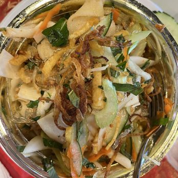 Golden Bamboo Vegetarian Restaurant - Coconut shoot salad - Yummy!!! - Vegetarian Near Me - San Jose, California