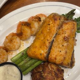 Broiled Seafood Trio Broiled Seafood Trio