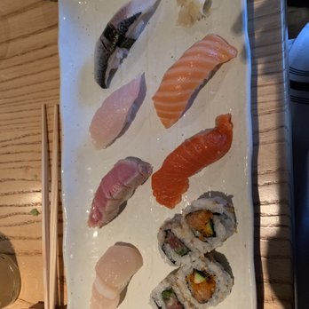 Sushi Kashiba - Seattle menu second fish course, subbed tuna for shrimp - Japanese Near Me - Seattle, Washington