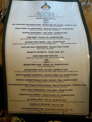 Menu photo 1 Stonefly Markleeville, CA Menu photo 1 Stonefly Markleeville, CA