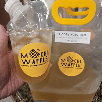 Mochi Waffle Corner - 11-15-24. Honey Yuzu Tea - Waffles Near Me - Mountain View, California Mochi Waffle Corner - 11-15-24. Honey Yuzu Tea - Waffles Near Me - Mountain View, California