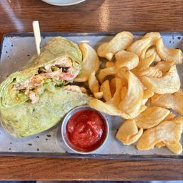 Buffalo chicken wrap