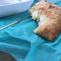 I got a FREE toothpick INSIDE this shrimp whatchamacallit. I bit into it and everything. I'm so lucky!