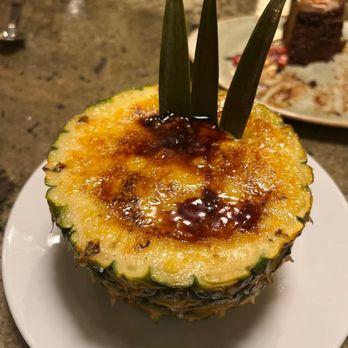 Kō - pineapple crème brûlée - Seafood Near Me - Maui, Hawaii Kō - pineapple crème brûlée - Seafood Near Me - Maui, Hawaii