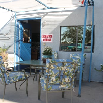 Campbell's Auto Service - Outside customer waiting area. - Auto Repair Near Me - Yuma, Arizona Campbell's Auto Service - Outside customer waiting area. - Auto Repair Near Me - Yuma, Arizona