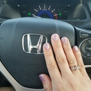 ProfessioNail - New sparkly lavender nails - Nail Salons Near Me - Stanton, California