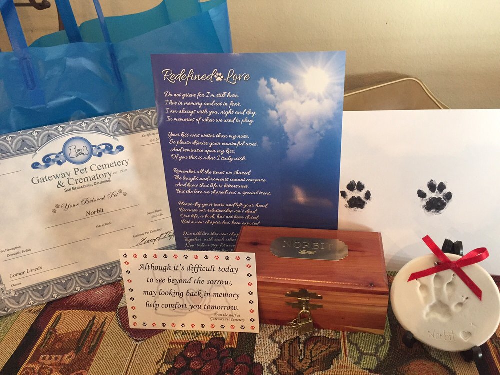 gateway pet memorial services