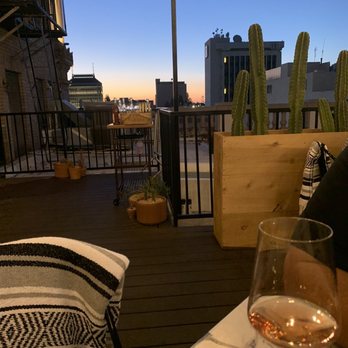 Quail State - The sun going down - Cocktail Bars Near Me - Fresno, California