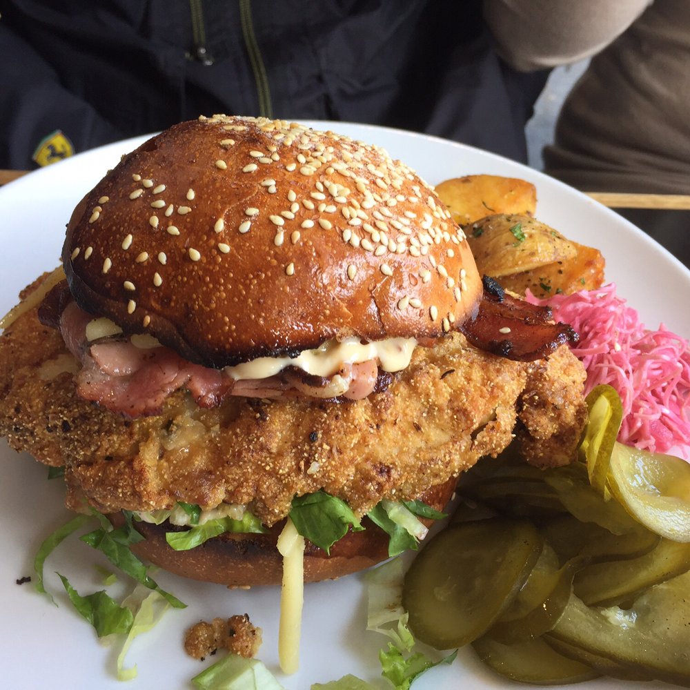 Brown Sugar - Chicken burger with bacon and cheese - Australian Near Me - Bondi Beach, NSW