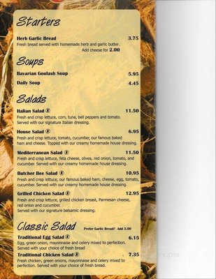 Menu photo 1 Ralph's German Restaurant & Cafe Winkler, MB