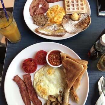 The Flying Pan - I had a waffle, a pancake, french toast (OFF THE CHAIN!!!), eggs, bacon, ham, and a sausage patty. - Breakfast & Brunch Near Me - Hong Kong, HK The Flying Pan - I had a waffle, a pancake, french toast (OFF THE CHAIN!!!), eggs, bacon, ham, and a sausage patty. - Breakfast & Brunch Near Me - Hong Kong, HK