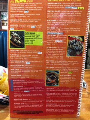 Menu photo 2 Margarita Bar & Grill Grayling, MI