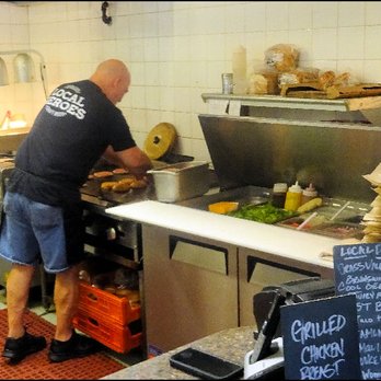 Local Heroes - Chef Scott grills burgers and brioche buns on the griddle. - Burgers Near Me - Auburn, California