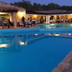 Stella di Gallura - Cena a bordo piscina.