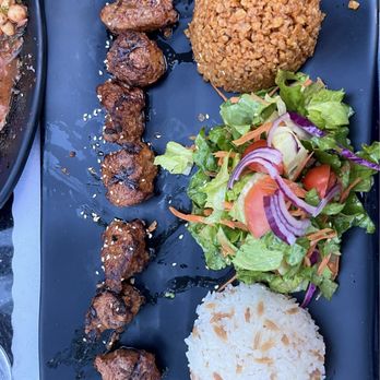 Nomadic Kitchen - Lamb kebab plate - Turkish Near Me - Redwood City, California Nomadic Kitchen - Lamb kebab plate - Turkish Near Me - Redwood City, California