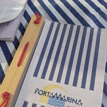 Porta Marina - Menu- tables are close together, but who cares! - Italian Near Me - Sorrento, NA
