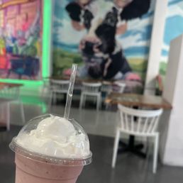 Strawberry milkshake