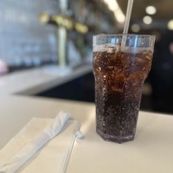 Union Grill - Very large coke. Didn't even need a refill