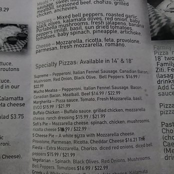 Sofia's Pizzeria - Menu - Pizza Near Me - San Antonio, Texas Sofia's Pizzeria - Menu - Pizza Near Me - San Antonio, Texas