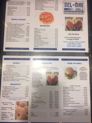 Menu photo 6 Del Mar Deli Las Vegas, NV Menu photo 6 Del Mar Deli Las Vegas, NV