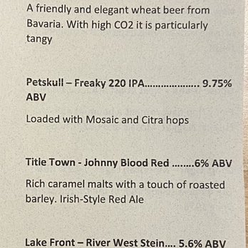 Brick’s Downtown Bar & Grill - Menu - Sports Bars Near Me - Manitowoc, Wisconsin