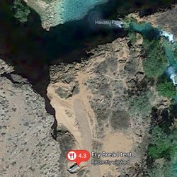 Frybread Hut - Actual location of hut