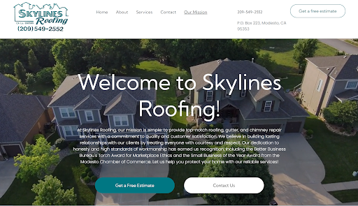Slide of Skylines Roofing