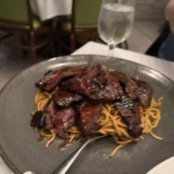 Peking Pavilion - Pavilion's Skirt Steak Over Ginger Lo Mein - Chinese Near Me - Manalapan Township, New Jersey Peking Pavilion - Pavilion's Skirt Steak Over Ginger Lo Mein - Chinese Near Me - Manalapan Township, New Jersey