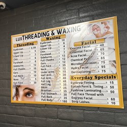Lux Threading & Waxing - Prices