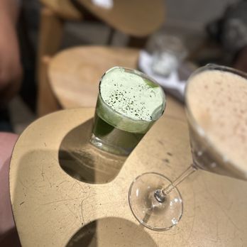Starbucks Reserve Roastery Chicago - Matcha cocktail- made with tequila - Coffee Roasteries Near Me - Chicago, Illinois