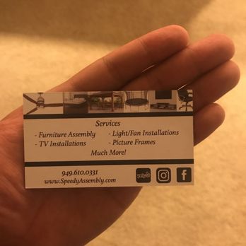 Speedy Assembly - Furniture Assembly Near Me