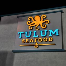Tulum Seafood - Sign
