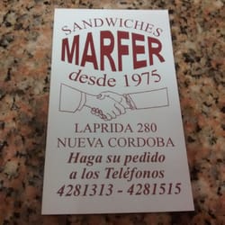 Marfer - Teléfonos para pedidos