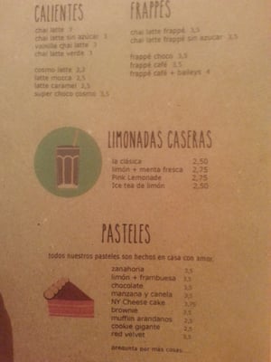Menu photo 3 Cosmo Barcelona, B Menu photo 3 Cosmo Barcelona, B