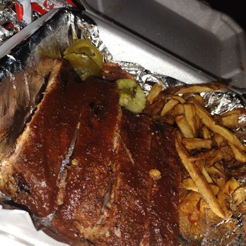 Smokey Mo - Half slab of ribs n fries , but I did. Start to eat half of it - Barbeque Near Me - Tucson, Arizona Smokey Mo - Half slab of ribs n fries , but I did. Start to eat half of it - Barbeque Near Me - Tucson, Arizona