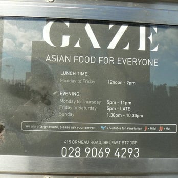 Gaze - Chinese Near Me - Belfast, BFS