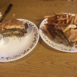 A large and delicious Bacon Double Cheese Burger! A large and delicious Bacon Double Cheese Burger!
