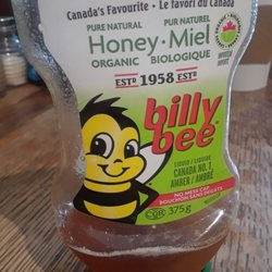 Pia's on Broadway - Weird that they use this brand. Instead of a local honey. In my opinion.