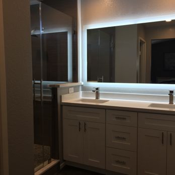 BH Remodeling - "Vegas style" mirror with the "wow" factor! - General Contractors Near Me - Rowland Heights, California