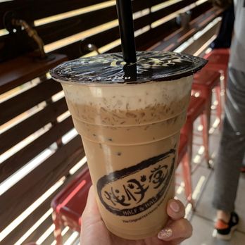 Half & Half Tea Express - Brown sugar milk latte with sea salt cream & pudding - Coffee & Tea Near Me - Rowland Heights, California Half & Half Tea Express - Brown sugar milk latte with sea salt cream & pudding - Coffee & Tea Near Me - Rowland Heights, California