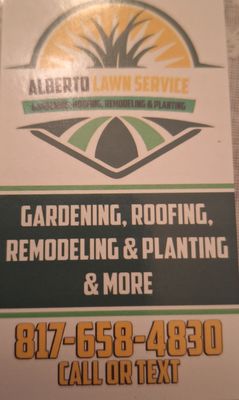 Alberto Lawn Service Logo