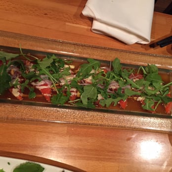 Japonais Bistro - Salmon carpaccio. Very flavourful and it is a good palette cleanser. - Japanese Near Me - Edmonton, Alberta