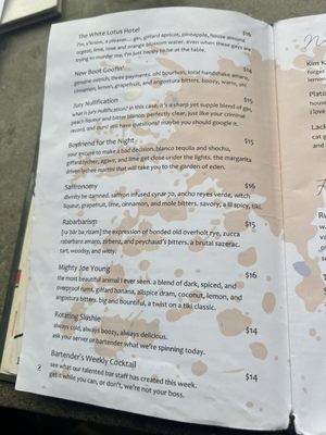 Menu photo 5 Paper Tiger Portland, ME